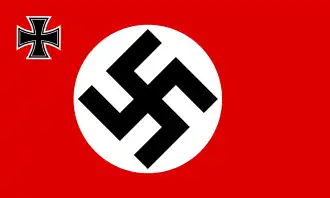 Торговый флаг с железным крестом 1935—1945