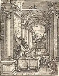 Святой Иероним. 1522. Гравюра на дереве