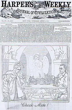 Harper's Weekly. 3 июня 1865. A. Л. Кэррол. Игра на жизнь