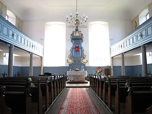 Интерьер протестантской церкви