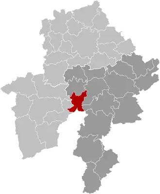 Расположение муниципалитета на карте провинции