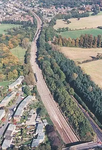 Вид на место катастрофы с воздуха