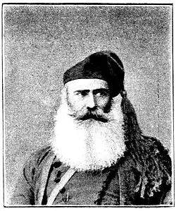 Чацимихалис Гианнарис 1833—1916. Фото за 1890 г.