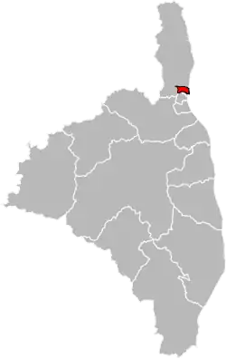 Бастия-1 на карте