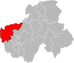 Сен-Жюльен-ан-Женевуа на карте