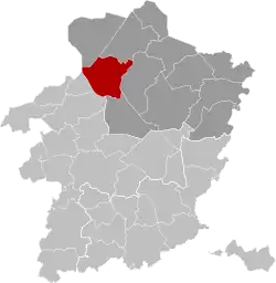 Расположение муниципалитета на карте провинции
