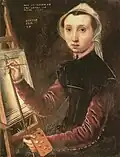 Self portrait of Caterina van Hemessen