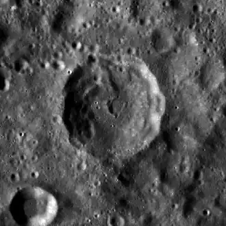 Снимок зонда Lunar Reconnaissance Orbiter.