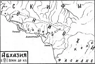 Гениохия на карте
