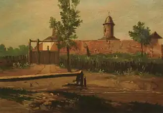 Монастырь в 1860 году