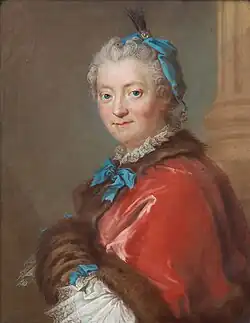 Портрет Хенрики фон Левен работы Густафа Лундберга