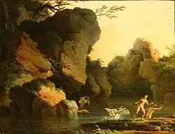 Леда и лебедь. Холст, масло. Музей изобразительных искусств, Марсель