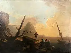 Живописная марина. Холст, масло. Музей искусства, Тулон