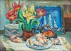 Натюрморт с морскими раковинами