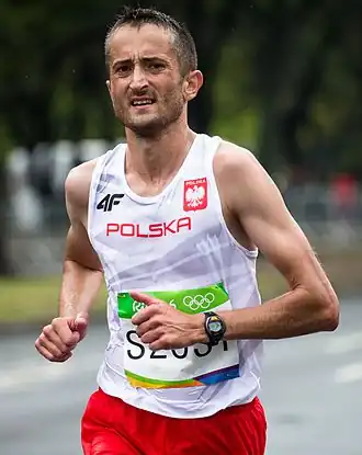 На олимпийском марафоне в Рио-де-Жанейро