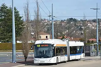 Троллейбус Swisstrolley в Лиможе