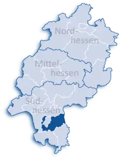 Дармштадт-Дибург на карте