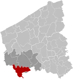 Расположение муниципалитета на карте провинции