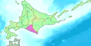 Хидака на карте