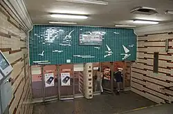 Интерьер западного вестибюля