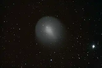 Комета Холмса в ноябре 2007 года