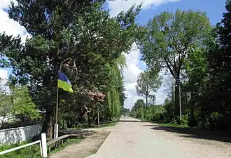 Въезд в село