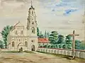Н. Орда. Костёл бернардинцев (60-е годы XIX века).