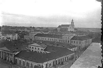 Дворец Радзивиллов в Гродно. Фото первой половины XX века.