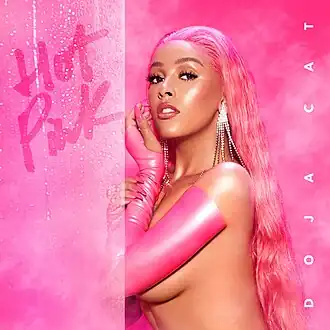 Обложка альбома Doja Cat «Hot Pink» (2019)