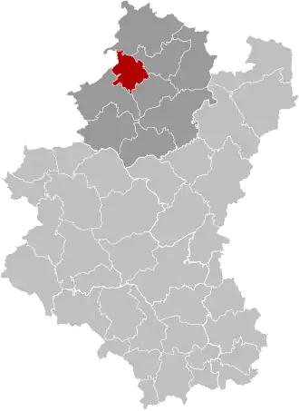 Расположение муниципалитета на карте провинции