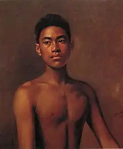 Иокера, гавайский мальчик-рыбак, 1898
