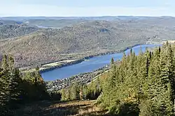 Вид на реку с горы Марбл