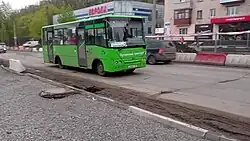 На данный момент курсируют Hyundai и MBS Classic на развозках для работников "Луганскгортранс", какое-то время курсировал на 104 (Кв. Дзержинского - Паньковские дачи)