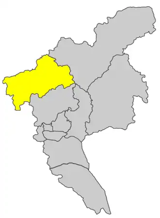 Хуаду на карте