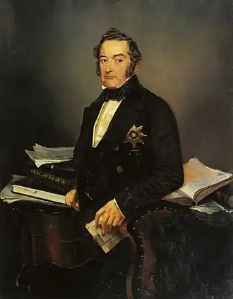 портрет работы Михаила Зичи,не позднее 1854 г.