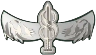 Эмблема и знак бойца подразделения