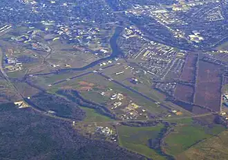 Город Накитош с высоты