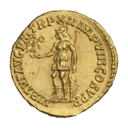 Коммод (ок. 187 г.). Стоит в руке Виртуты