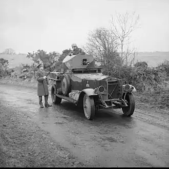 Бронеавтомобиль Rolls-Royce в Северной Ирландии. 1920