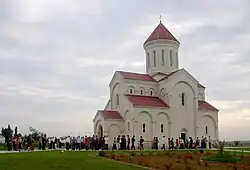 Освящение храма Святого Георгия в Ианети 19 июля 2003 г.