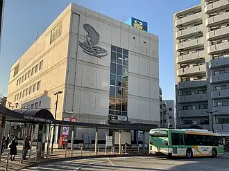 Вид на здание станции