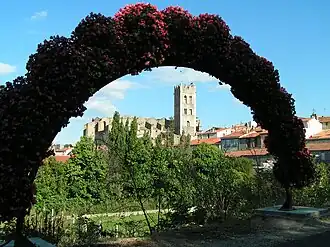 Вид города Илль