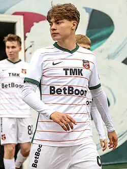 Ишков в марте 2023 года перед матчем ЮФЛ против сверстников из «Локомотива»