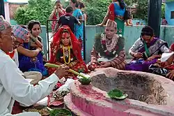 Церемония свадьбы с яджной, Непал