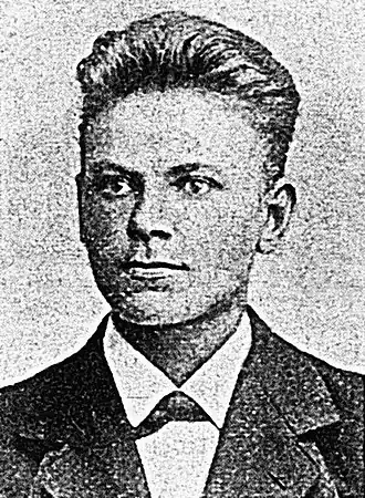 Пекка Бракс в годы учёбы в Колпанской семинарии. 1896—1900 годы