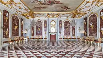 Яшмовый зал Новых покоев в парке Сан-Суси