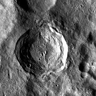 Снимок зонда Lunar Reconnaissance Orbiter.