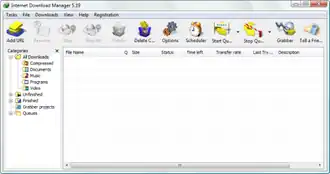 Скриншот программы Internet Download Manager