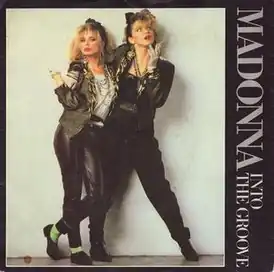 Обложка сингла Мадонны «Into the Groove» (1985)