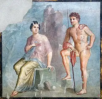 «Аргус и Ио». Античная фреска из Помпей